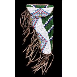 Sioux Beaded Pocket Pistol Holster circa 1910-1920