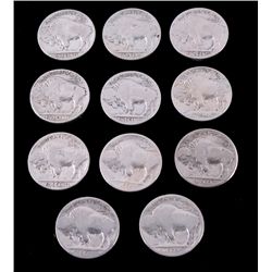 Antique Buffalo Indian Head Nickel Buttons The lot