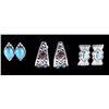 Image 1 : Navajo & Mexican Indian Silver Earring Collection