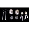 Image 7 : Navajo Indian Sterling Earring Collection The coll