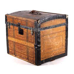 Antique Child's Dome Top Trunk This is an antique