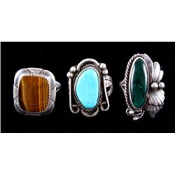 Navajo Sterling Silver Ring Collection The collect
