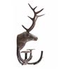 Image 2 : Bronze Elk Sculpture Wall Sconce The lot features