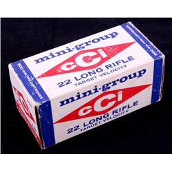 500 CCI Mini-Group .22 Target Velocity This lot fe