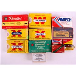 Rifle & Pistol Ammunition and Brass Collection Thi