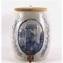 Antique Stoneware Salt Glaze Robinson Water Cooler