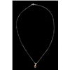 Image 2 : 14kt Gold Necklace with Citrine Stone This is a 14