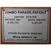 Image 2 : 1939 Mills Jumbo Parade Payout 5¢ Slot Machine Thi