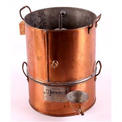 Barnstead Copper Still This is a copper still made