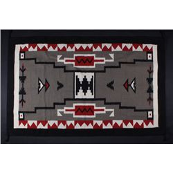 Navajo Indian Ganado Pattern Rug This shows a hand