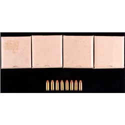 WWII 9mm Ammunition This lot features 254 rounds o