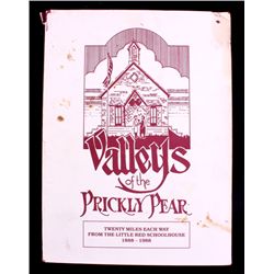 "Valleys of the Prickly Pear" Book This is a "Vall