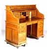 Image 2 : Solid Oak Roll Top Desk This is a well crafted rol