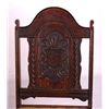 Image 3 : Set of 6 1920's Carved Oak Chairs This is a set of