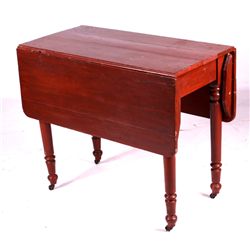 Antique Drop Leaf Farm Table This is an antique dr