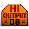 Image 1 : 1937-1940's Caterpillar "HI OUTPUT D8" Sign This i