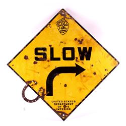 Antique Yellowstone National Park Rare Sign This l