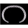 Image 1 : Navajo Old Pawn Sterling Cuff Bracelet by EW This