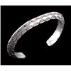 Image 4 : Navajo Old Pawn Sterling Cuff Bracelet by EW This