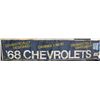 Image 1 : 1968 Chevrolet Dealer Ship Canvas Dealer Sign This