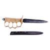 WWI "U.S. 1918" Brass Knuckle Trench Knife Replica