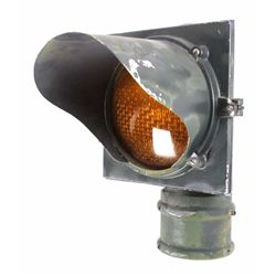 1940's Econolite Caution Traffic or Railroad Light
