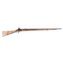 Antique Early American Long Percussion Rifle This