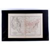 Image 2 : Railroad Map of the United States 1889 Map titled,
