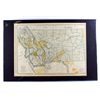 Image 2 : Rand McNally Standard Map of Montana Railroads Thi