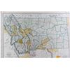 Image 3 : Rand McNally Standard Map of Montana Railroads Thi