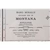 Image 8 : Rand McNally Standard Map of Montana Railroads Thi