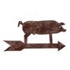 Antique Folk Art Metal Pig Weathervane This is a f