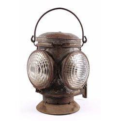 CM&STP Railroad Lantern with Double Lens This is a