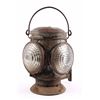 Image 1 : CM&STP Railroad Lantern with Double Lens This is a