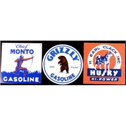 Montana Gasoline Advertisement Sign Collection Thi