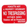 Image 2 : "No Trespassing' Sign From Flying D Ranch The sign
