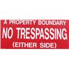 Image 3 : "No Trespassing' Sign From Flying D Ranch The sign