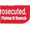 Image 4 : "No Trespassing' Sign From Flying D Ranch The sign