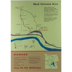 Yellowstone National Park Trail Sign This is a Yel