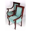 Image 1 : Cherry Upholstered Arm Chair Set 19th Century This