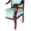 Image 7 : Cherry Upholstered Arm Chair Set 19th Century This