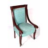 Image 8 : Cherry Upholstered Arm Chair Set 19th Century This