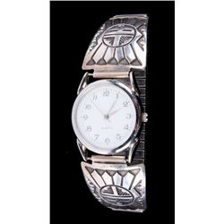 Navajo Sterling Watch by Ken & Mary Bill The piece