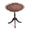 Image 2 : Antique Hand Painted Tea Table This lot features a