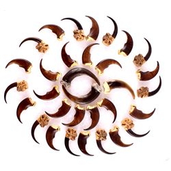 Collection of 32 Faux Bear Claws for Jewelry The l