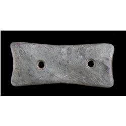 Northern Plains Two Hole Gorget Artifact This is a