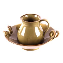 Italian Basin and Water Pitcher This is an Italian