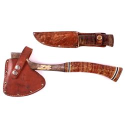 1930-1940's Estwing Knife and Hatchet This lot inc
