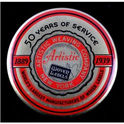 Artistic Weaving Company 1939 Advertising Mirror T