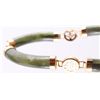 Image 3 : Vintage Chinese Jade and Gold Wash Bracelet The br